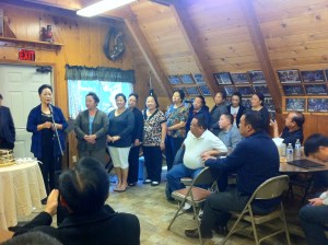 The cook ladies at the leadership retreat.